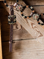 PLR Two Tone Floral Tack Set