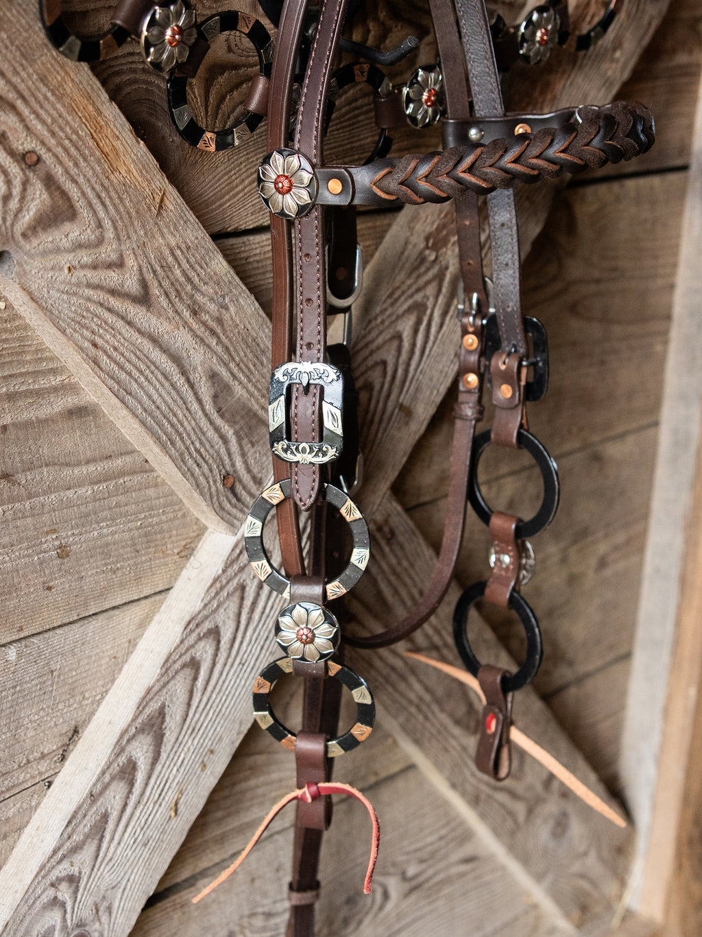PLR Two Tone Floral Tack Set
