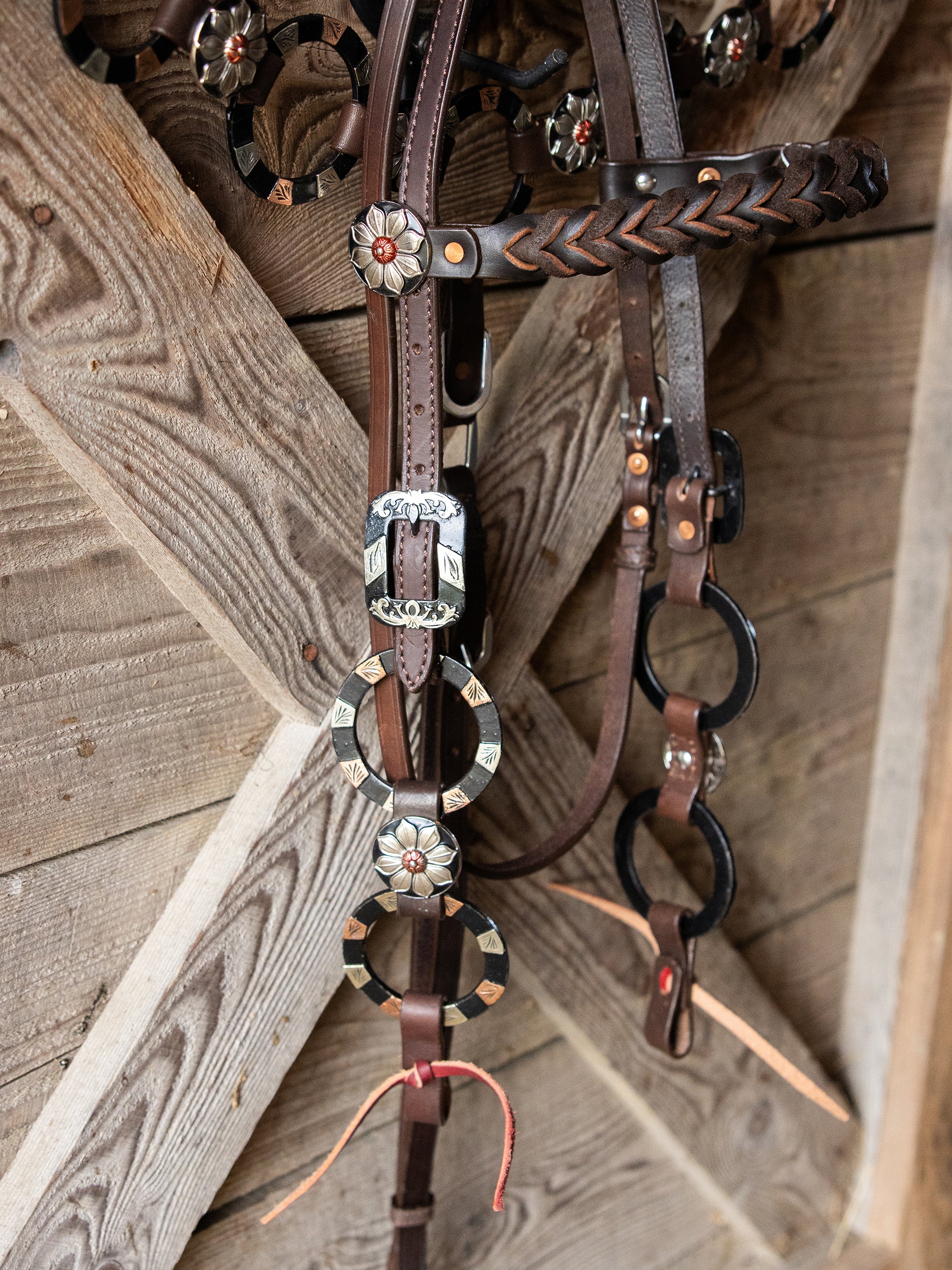 PLR Two Tone Floral Tack Set