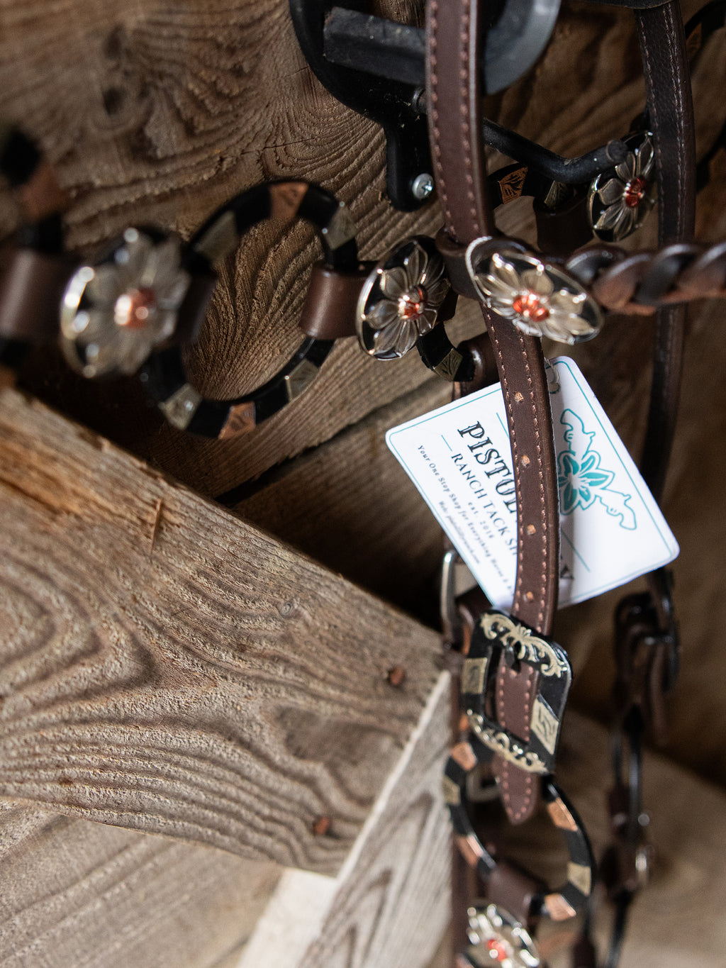 PLR Two Tone Floral Tack Set