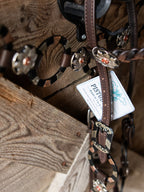 PLR Two Tone Floral Tack Set