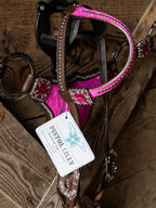 PLR Pink Cowhide Cowgirl Tack Set