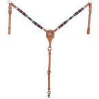 Showman Red Rock Beaded Tack Set