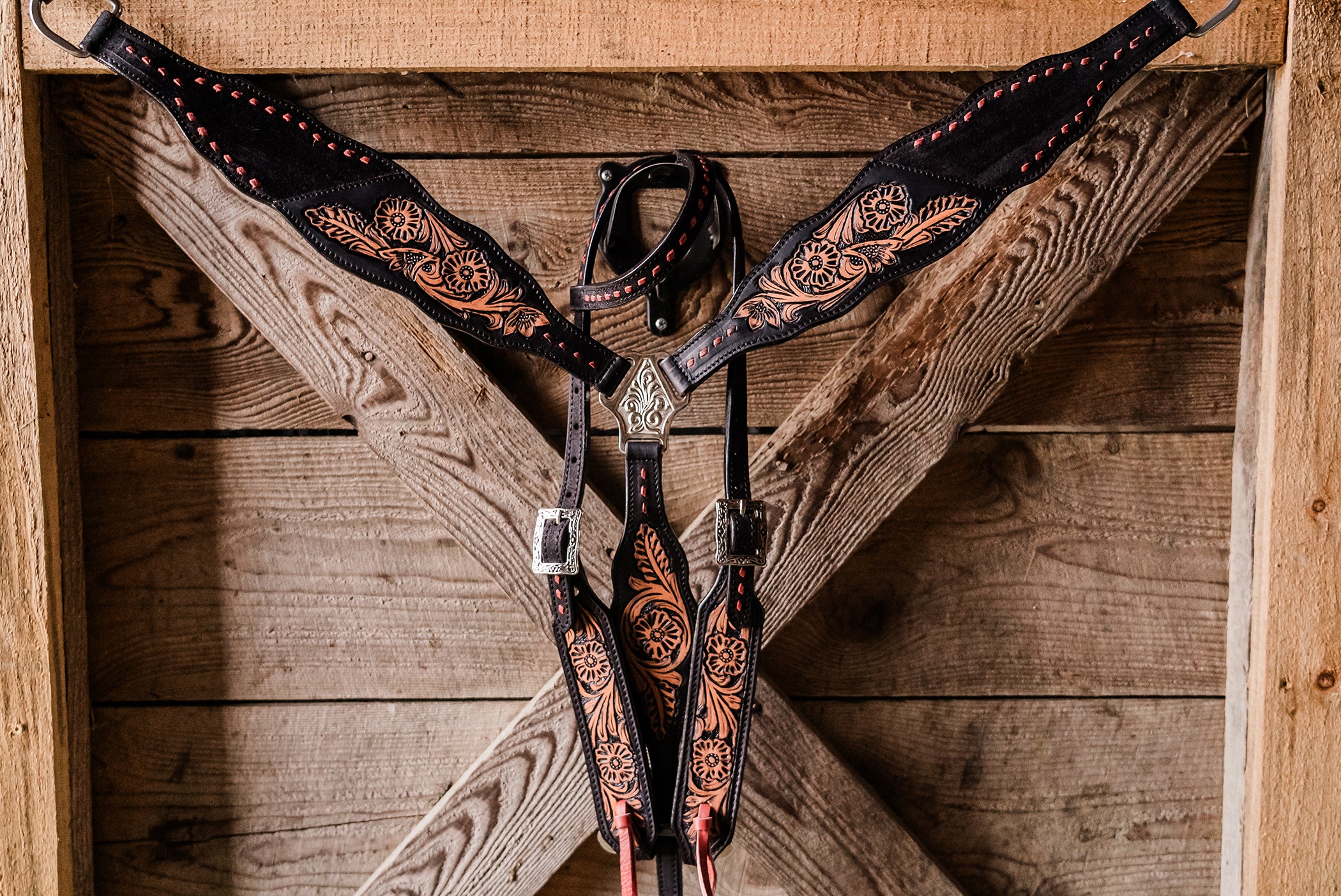 PLR Ruby Wildflower Tack Set