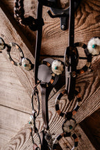 PLR Silver And Gold Gunsmoke Tack Set