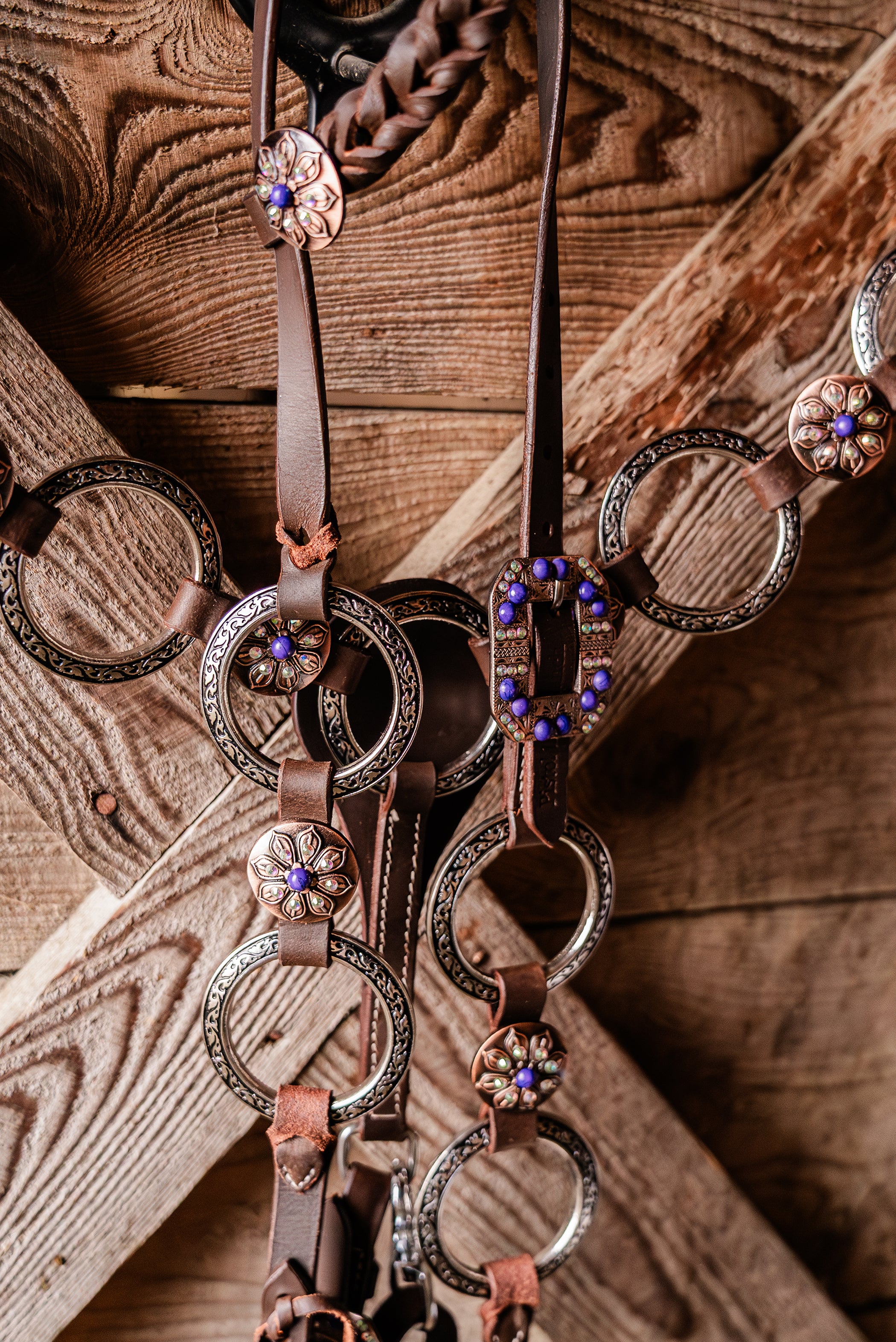 PLR Purple Showstopper Tack Set