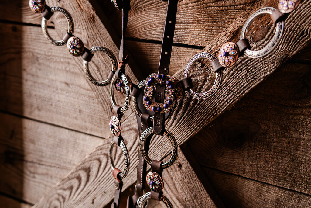 PLR Purple Showstopper Tack Set