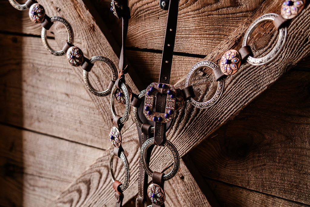 PLR Purple Showstopper Tack Set