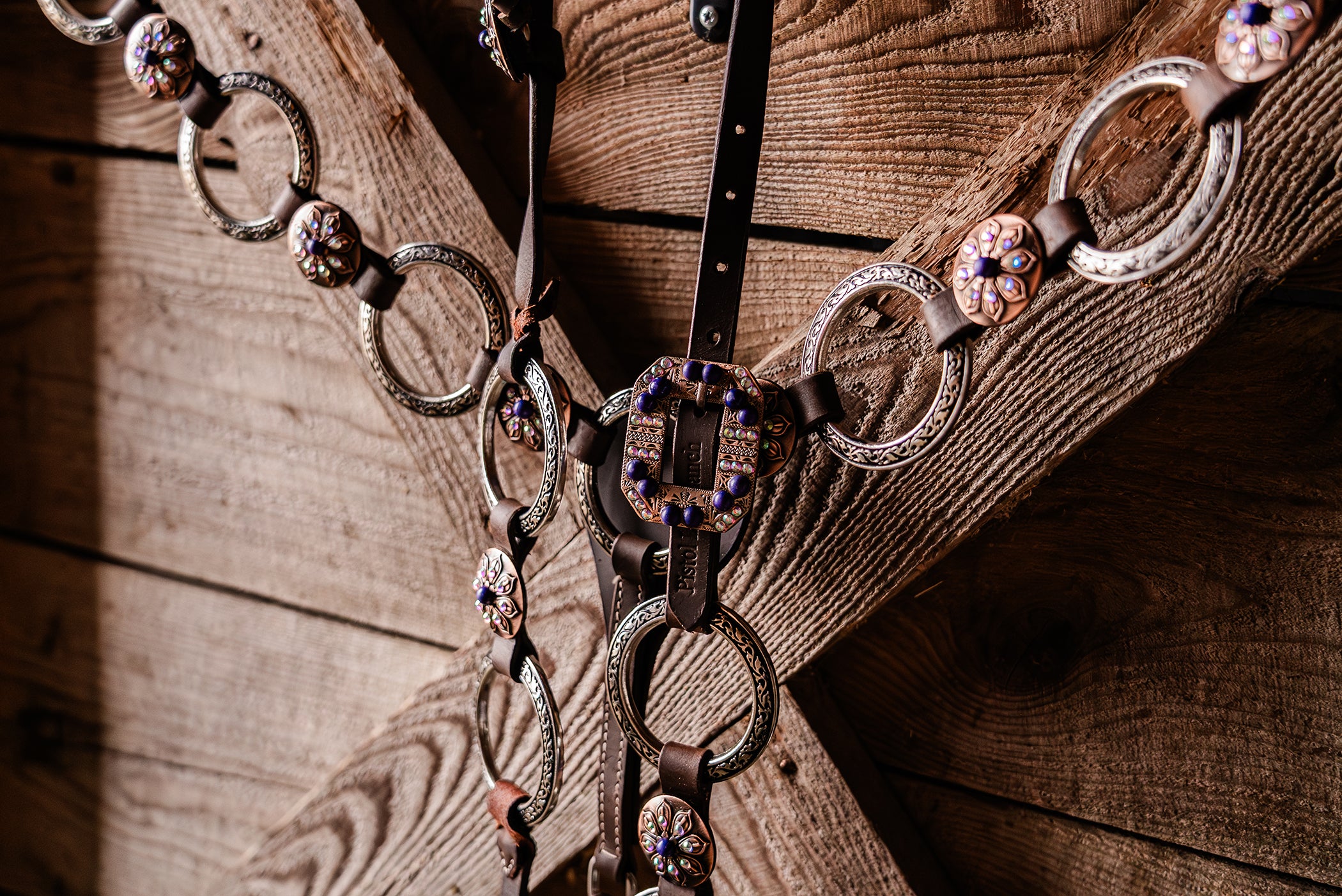 PLR Purple Showstopper Tack Set