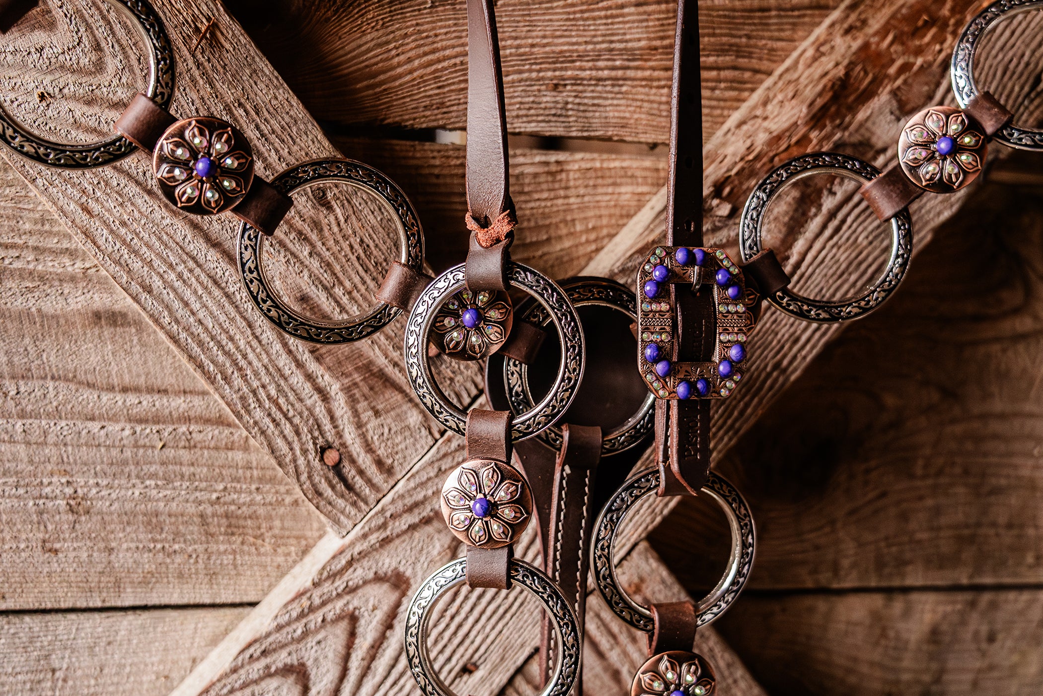 PLR Purple Showstopper Tack Set