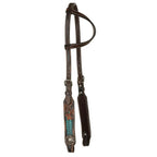 Circle Y Filigree Turquoise Gator Headstall