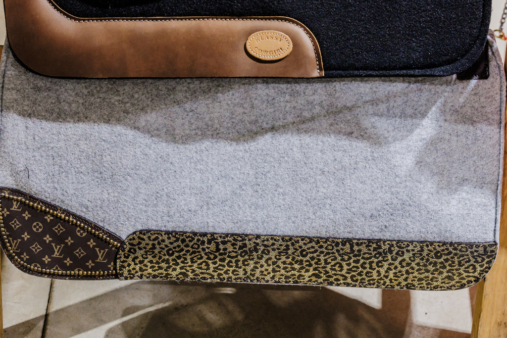 PLR Designer Cheetah Saddle Pad