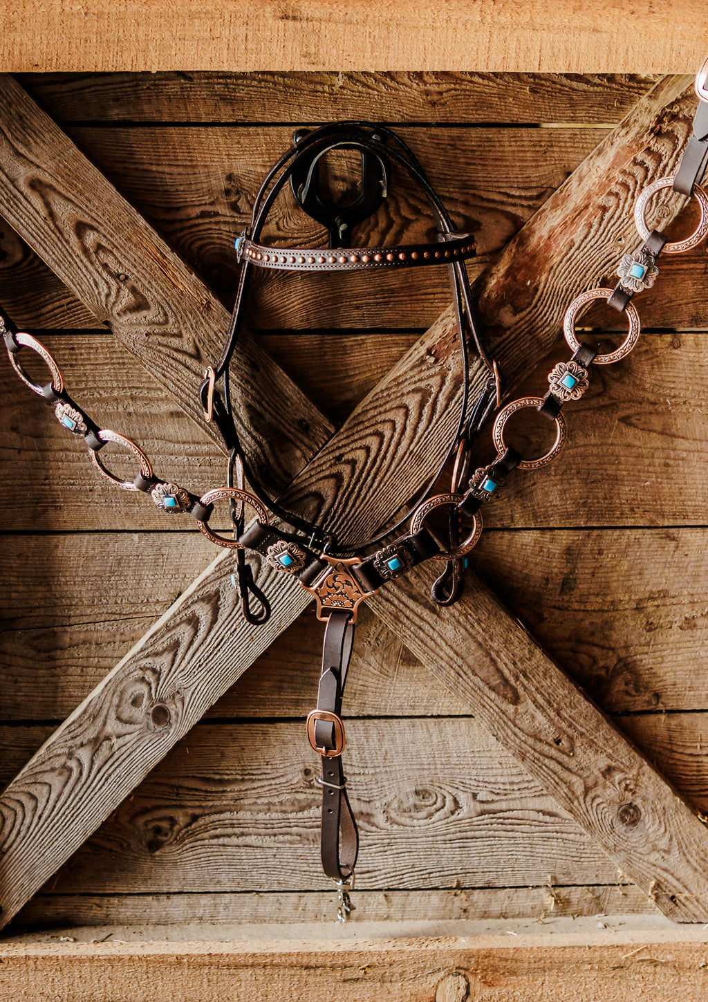 PLR Turquoise Warrior Tack Set