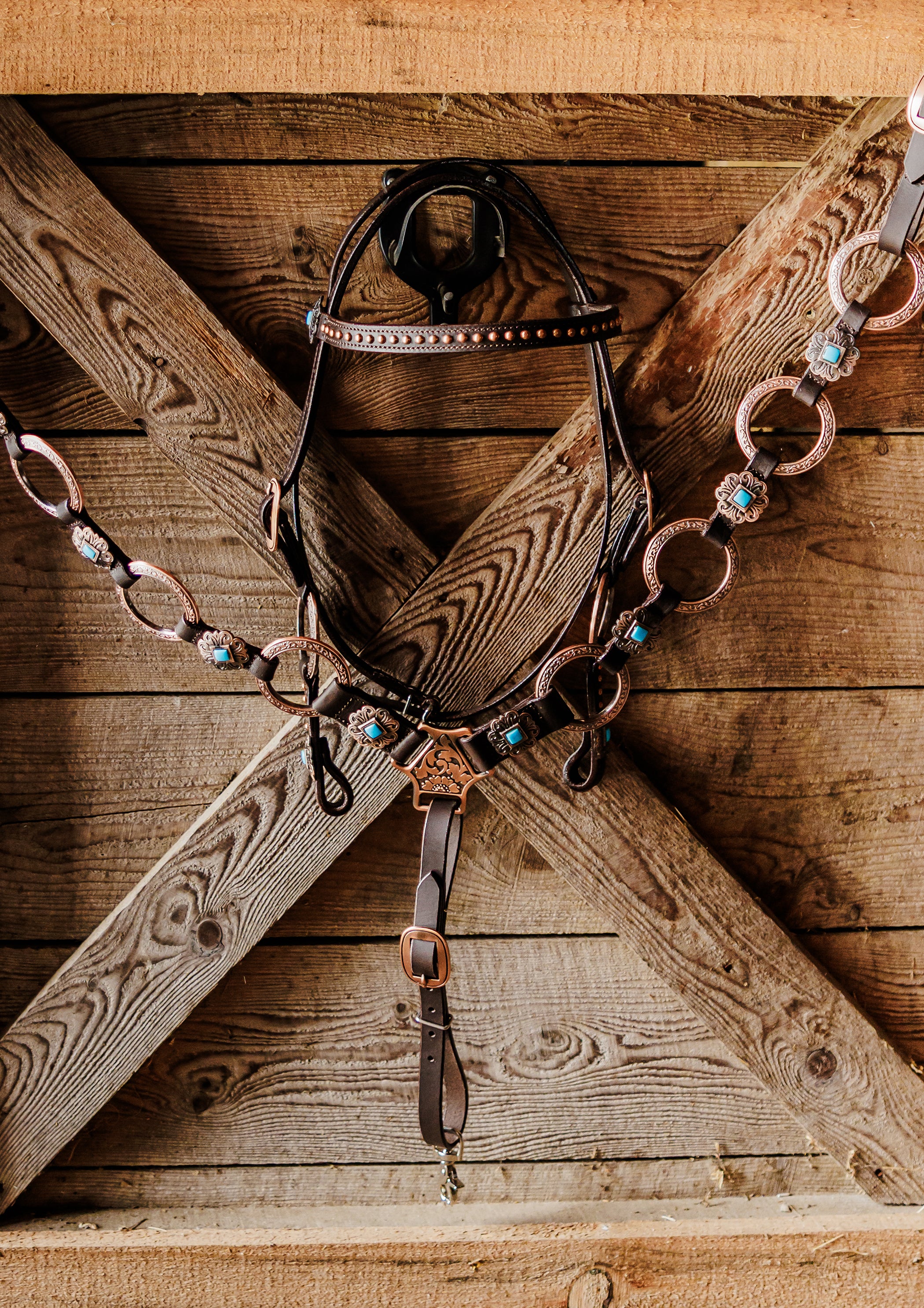 PLR Turquoise Warrior Tack Set