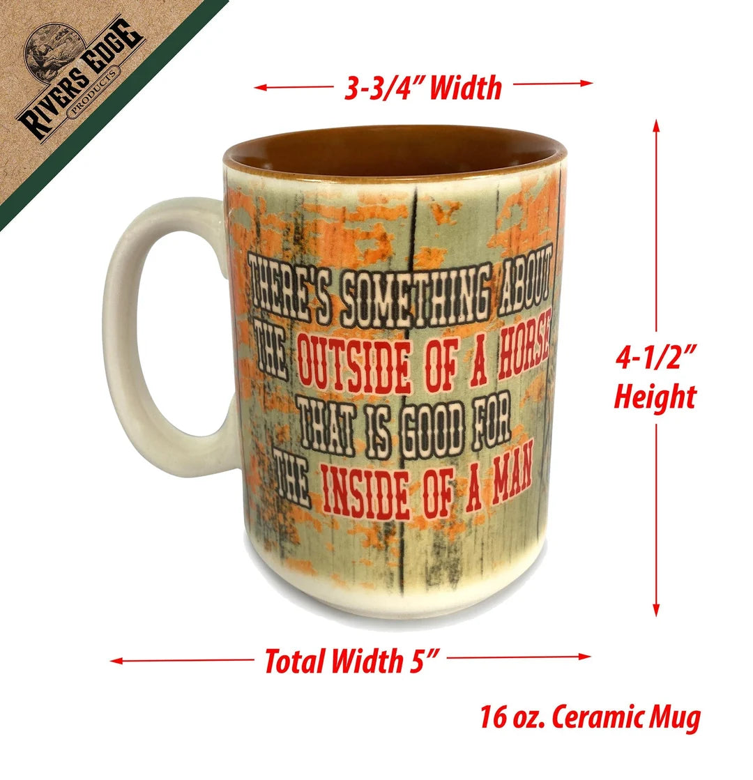 Mug Outside Horse Ceramic Doorbuster