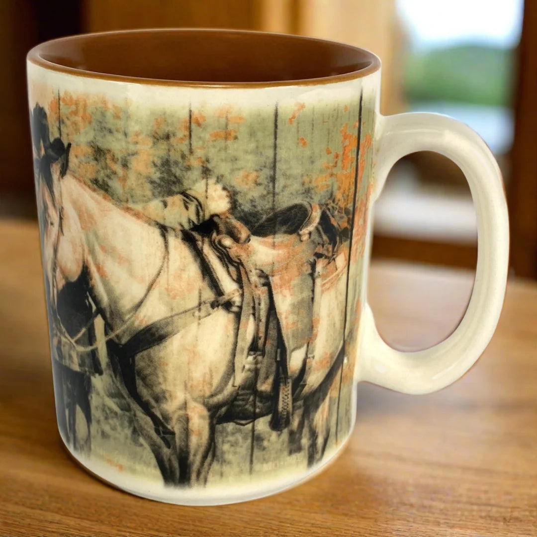 Mug Outside Horse Ceramic Doorbuster