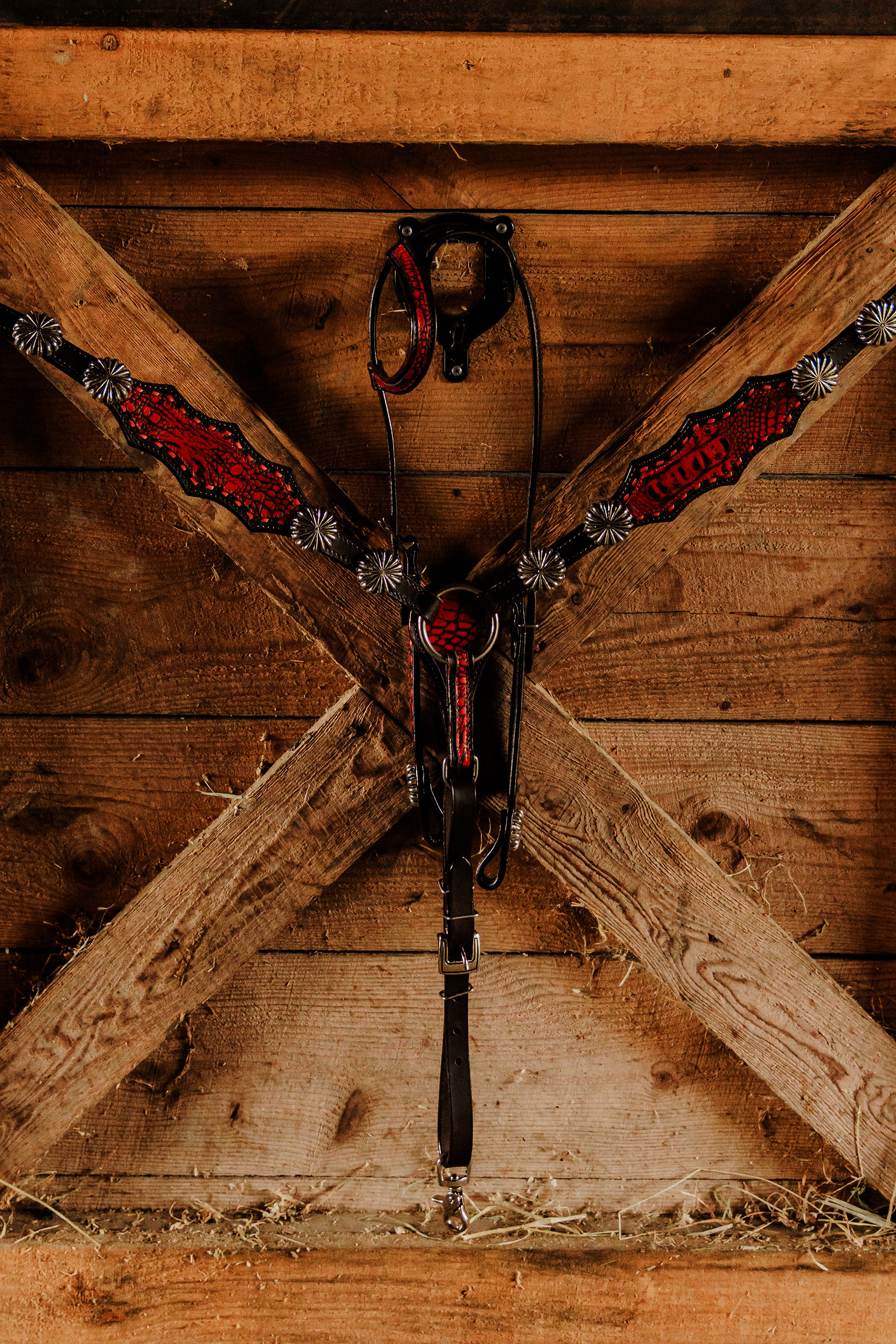 PLR Crimson Outlaw Tack Set