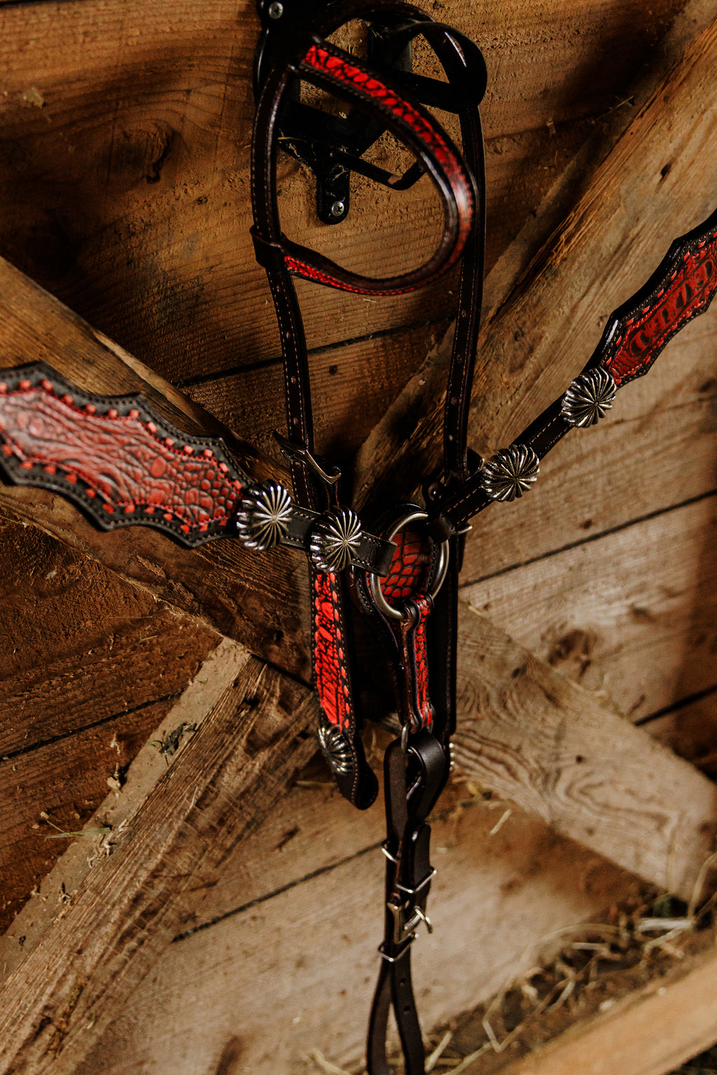 PLR Crimson Outlaw Tack Set