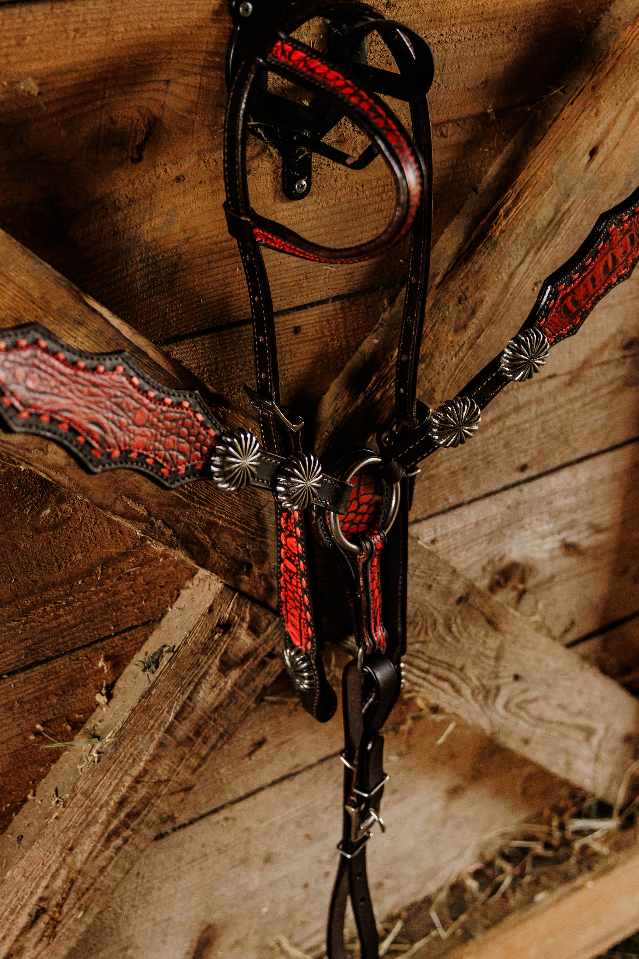 PLR Crimson Outlaw Tack Set