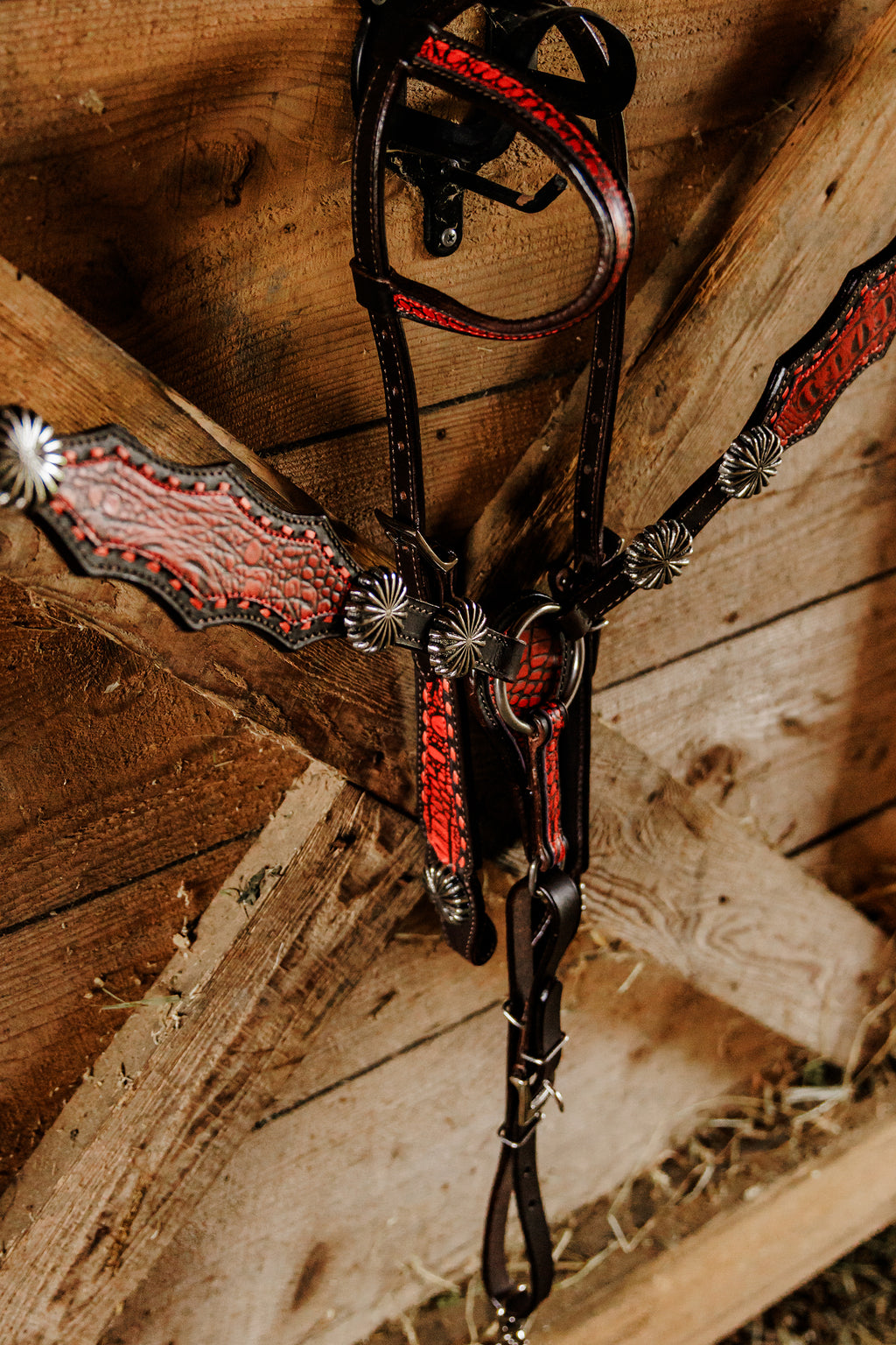PLR Crimson Outlaw Tack Set