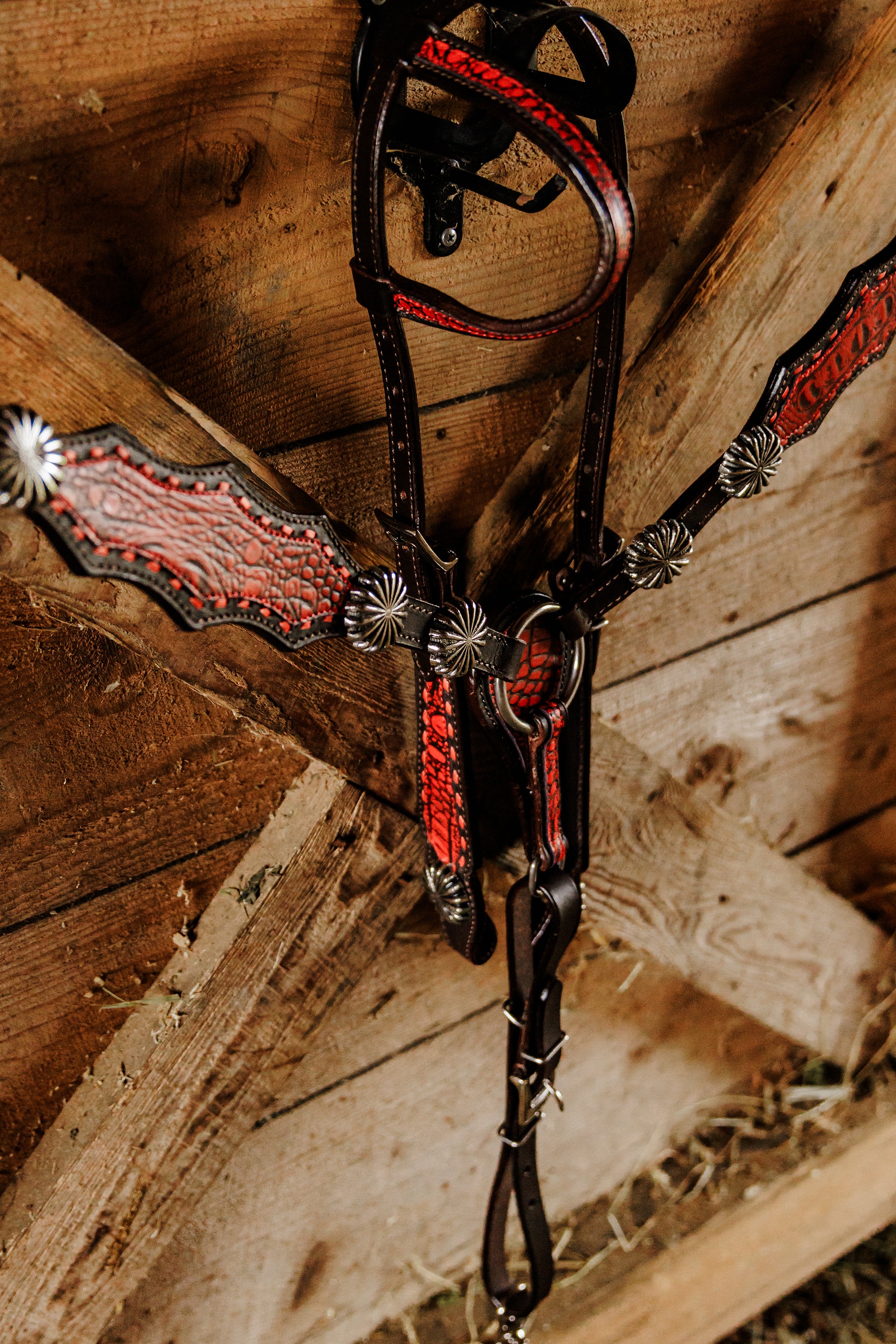 PLR Crimson Outlaw Tack Set