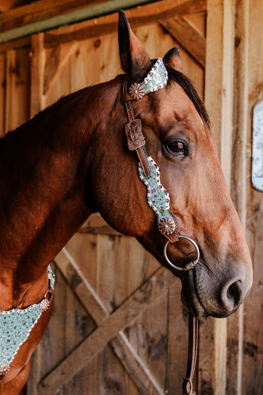 PLR Wildflower Bling Tack Set