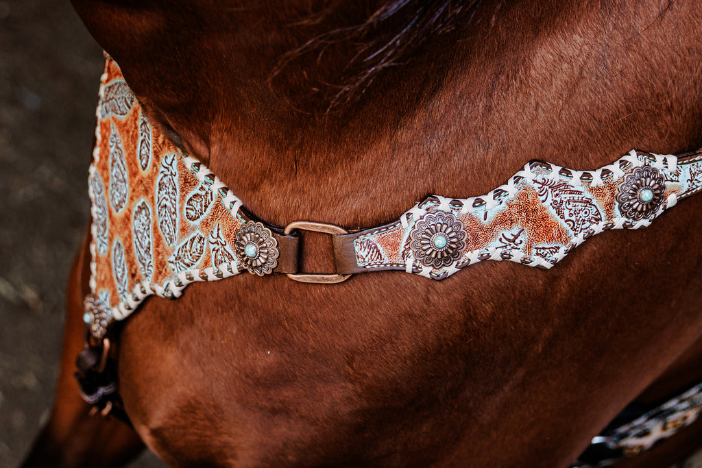 PLR Rustic Feather Cowgirl Tack Set