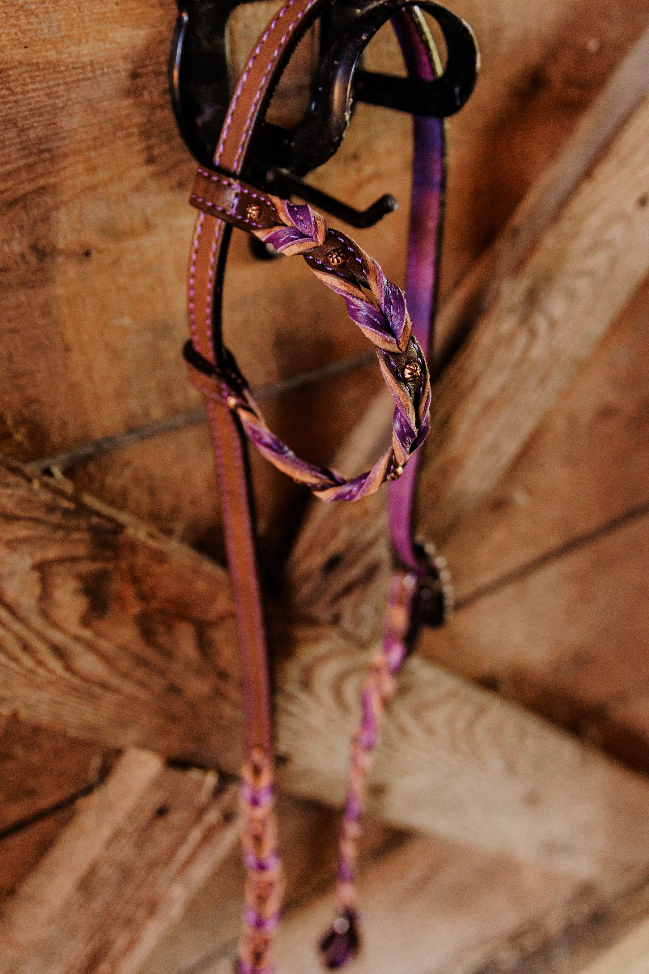 PLR One Ear Braided Headstall